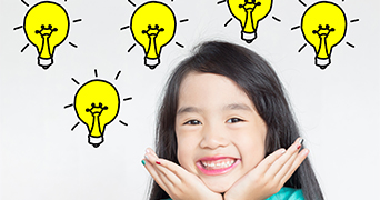 Child with idea